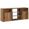 Vidaxl Szafka Pod Tv Z Oświetleniem Led, Stare Drewno, 120X30X50 Cm