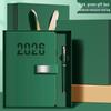 Custom 2026 365-Day Agenda Notebook: Nameplate Buckle with Time Management & Self-Discipline Check-In Features