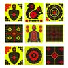 6 Sheets Shooting Adhesive Sticker Zone Targeted Paper Archerys Paper Targets Shooting Self-Adhesive Splatter Targets