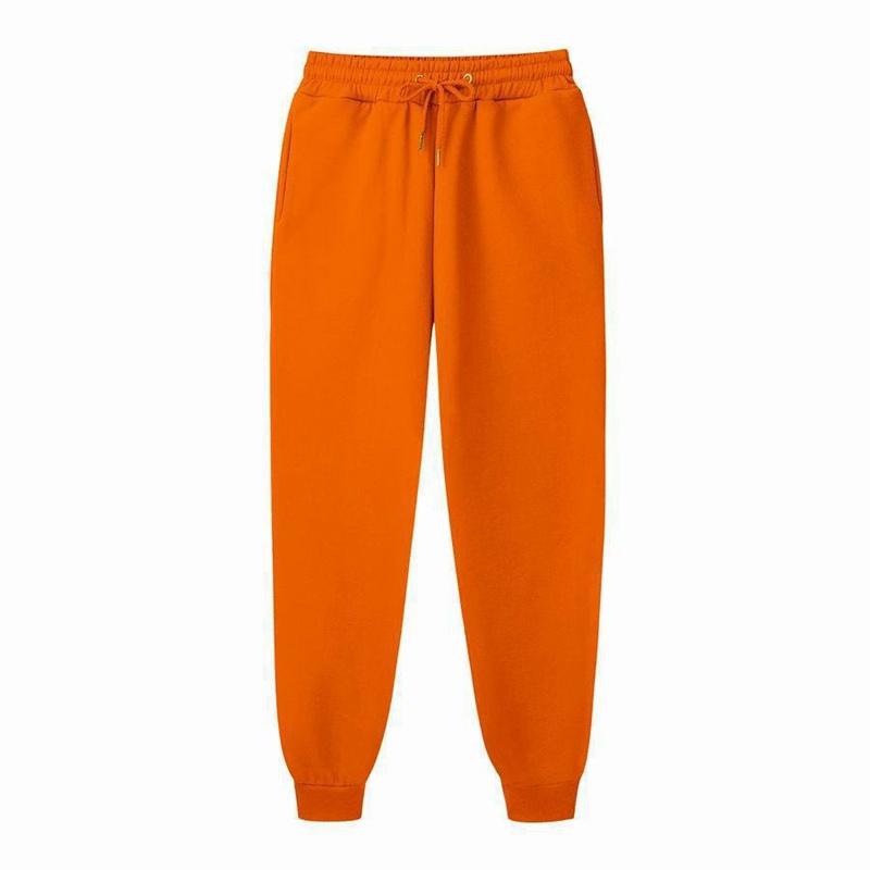 Men's Sports Pants Solid Brushed Casual Pants Men's Fitness Trousers