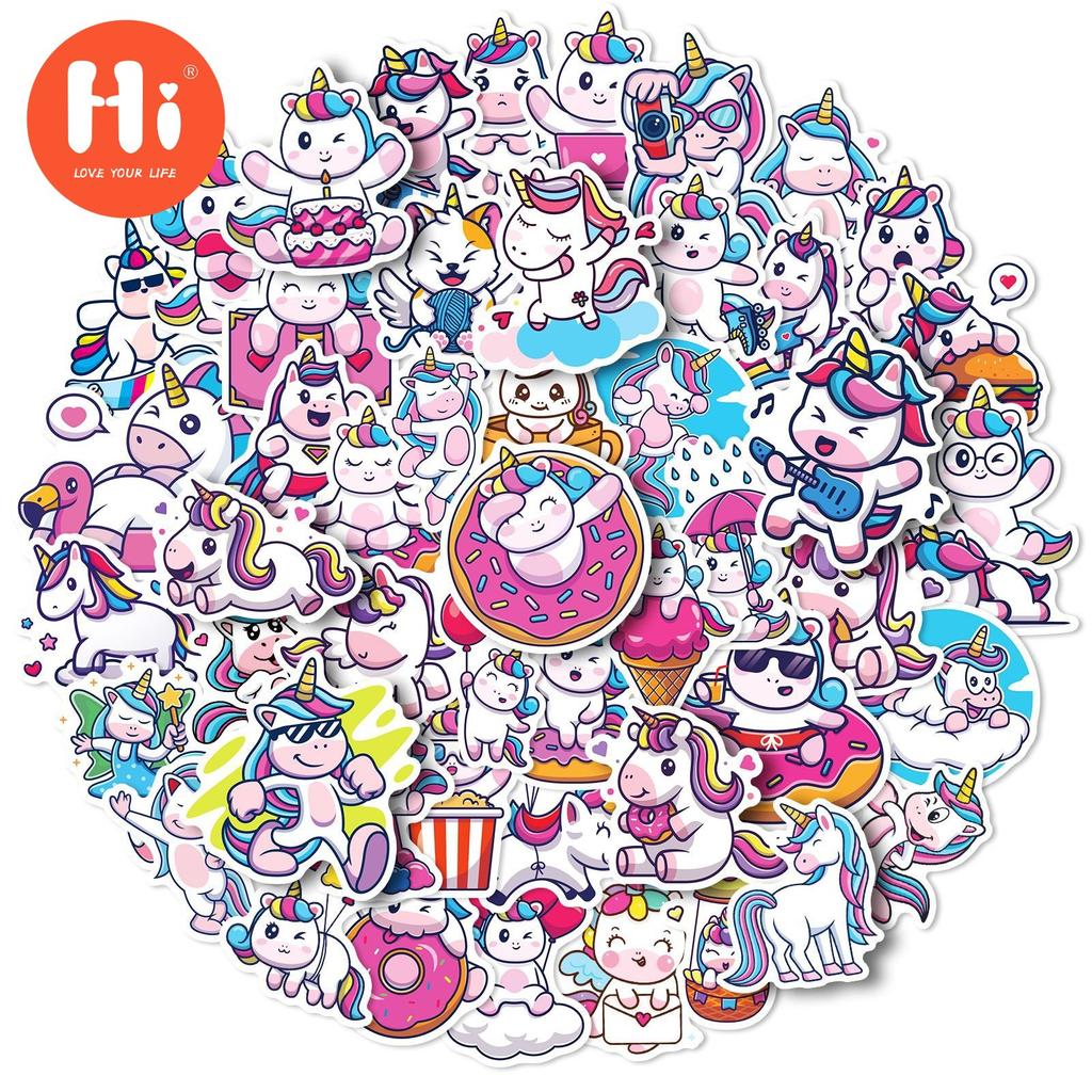 50Pcs New Stickers Cute Stickers Notebook Mobile Phone Stickers