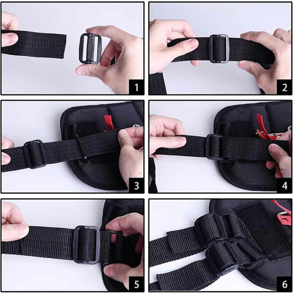 Double Shoulder Strimmer Harness Strap For Lawn Mower Grass Strimmer Brush Cutter Garden Power Pruner Adjustable Nylon Belt