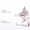 Детские кроссовки Air 35 GS White Fire Red, серебристый металлик CQ9433-100
