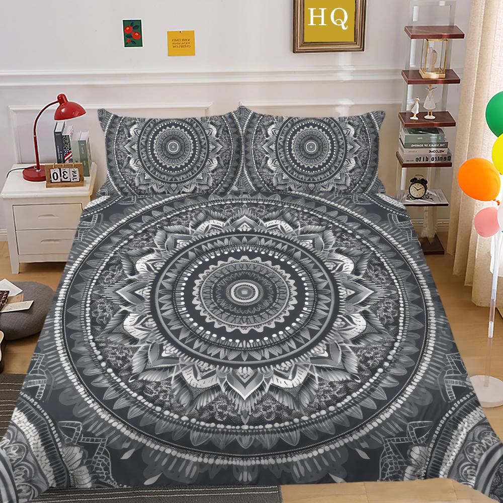 Домашние комплекты постельного белья, наволочка из микрофибры с принтом, пододеяльники для подростков, мужской двойной размер, домашний текстиль высокого ранга