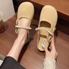 New Spring and Summer Evening Shoes Flat Women's Outer Wear Versatile with Skirt Soft Sole Bag Head Half Slippers