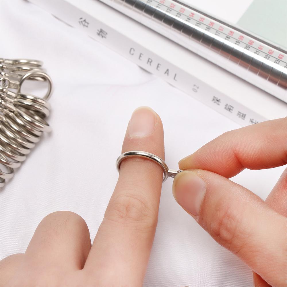 Metal Gauge Professional Ring Sizer Tool Jewelry Measure Tool Finger Ring Sizer US Size