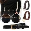 Korean Fashion Simple Belt Women's Belt Imitation Leather Belt Belt Versatile Multi-color Celeb O3Z9