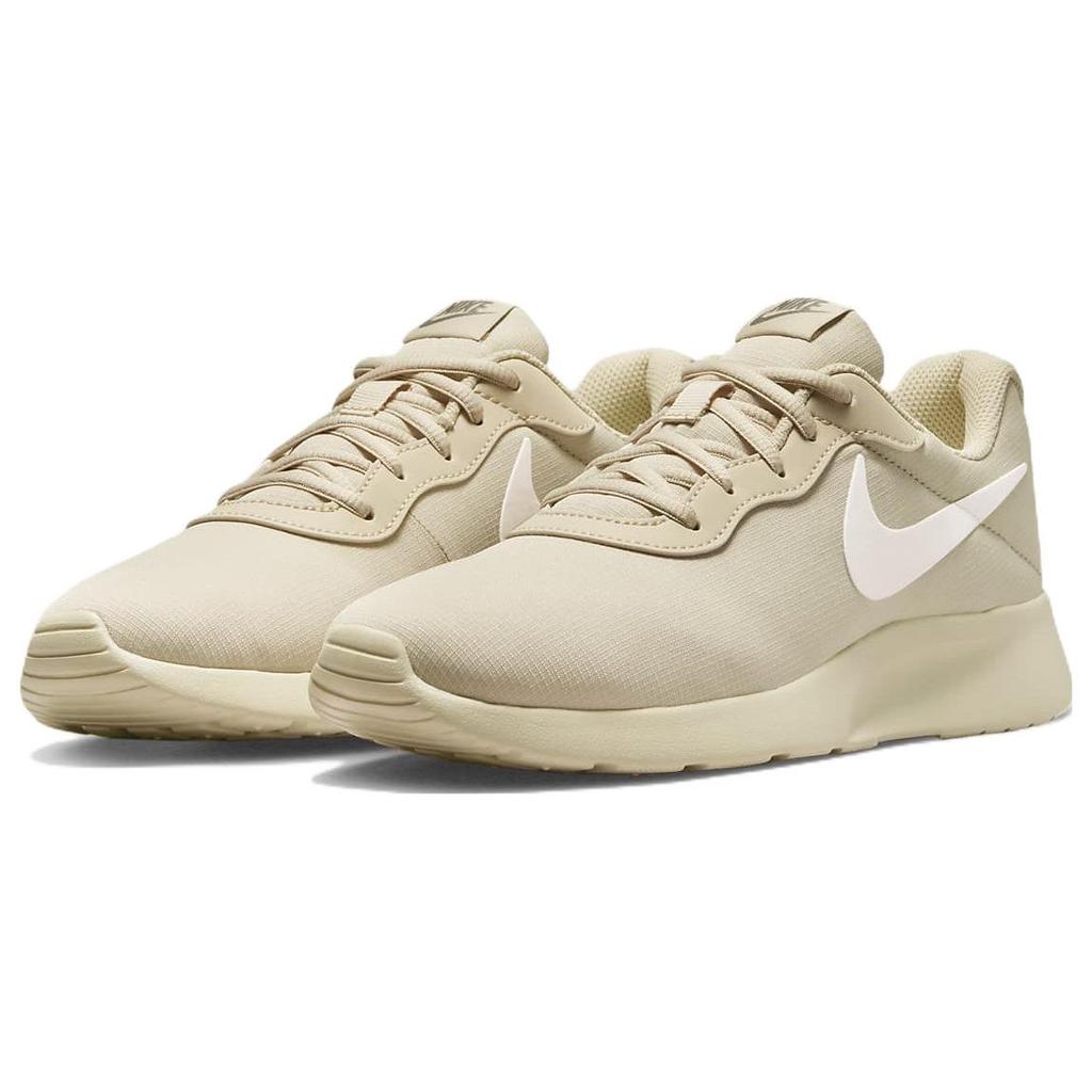 Nike Tanjun Refine Fabric Sports Comfort Shock Absorption Slip Resistant Durable Low Top Lifestyle Casual Shoes Women Sneaker Beige DR4495-100