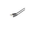 Черный XLR-разветвитель Y-типа, 3-контактный female на два 1/4" mono male, стерео, длина 1 м