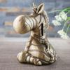 Lovely Cartoon Zebra Piggy Bank for Boy Creative Metal Alloy Coins Storage Box Saving Pot Box for Desktop