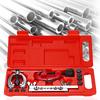 Copper Brake Fuel Pipe Repair Double Flaring Dies Tool Set For Cutting Flaring