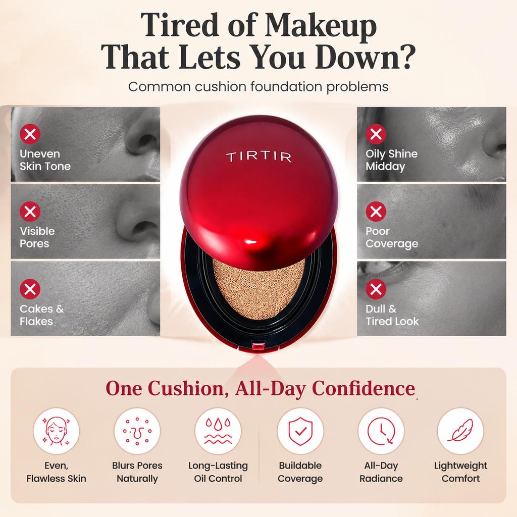 TIRTIR Маска-кушон Fit Red 18 г/Мини