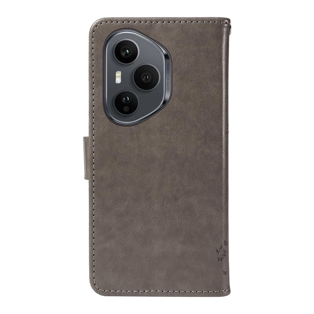 Для Honor 400 Pro 5G (Глобальный) Чехол для телефона с подставкой, узор «Кошачье дерево», кожаный кошелек, мобильная обложка