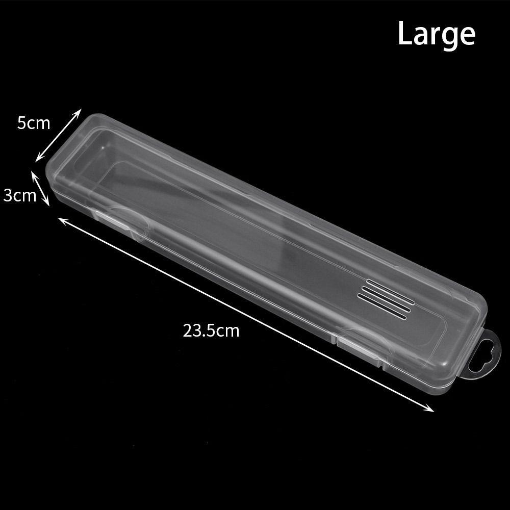 1 шт., карандаш для бровей, посуда, палочки для еды, коробка для хранения кистей для макияжа, прозрачные инструменты для красоты