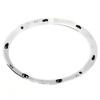 NEW For Cooper F55 F56 F57 2014-2021 Gloss Black/Silver Plated Headlight Ring Bezel Trim Surround Cover 51137300631 51137300632
