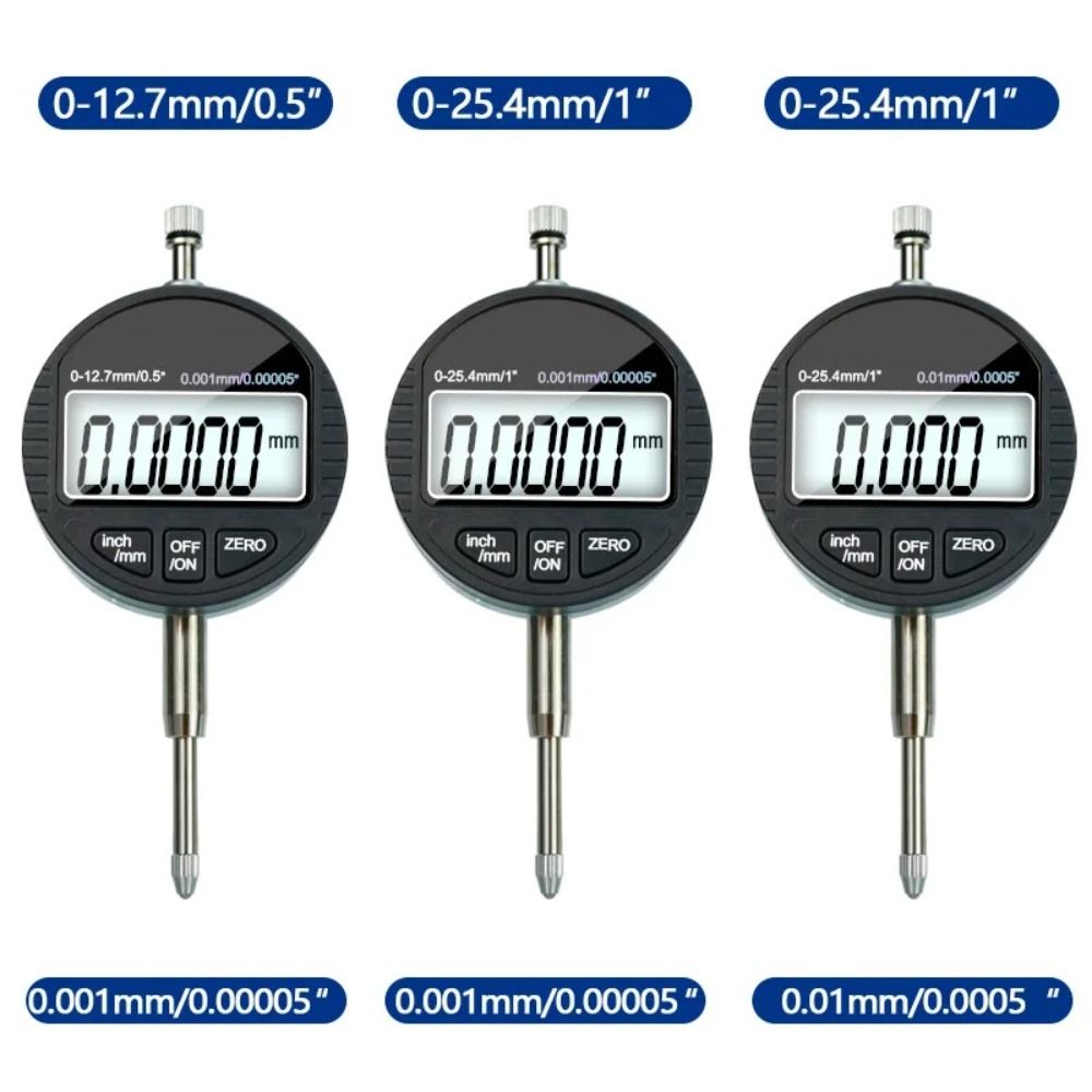 0-12.7mm Range Dial Test Indicator Electronic Dial Indicator Industrial Use
