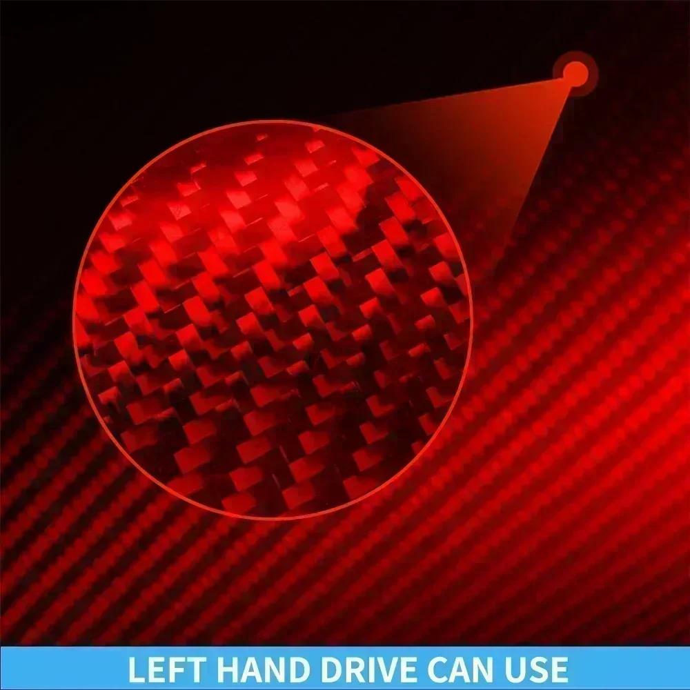 Carbon Fiber Car Accessories Dashboard Storage Panel Modified Interior Cover Sticker Trim For Lexus IS250 IS350 300H 2013-