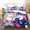 Panty and Stocking Kpop Theme Bedding Set 3D Print Comfortable Bed Linen for Fans Bedroom Decoration Otaku Bedroom Decor
