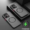 For Xiaomi POCO M6 Case POCO M6 Cover Metal Ring For Magsafe Magnetic Anti-drop Matte Phone Protector Cover POCO M6 4G Case