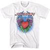 Journey Winged Heart White Adult T-Shirt