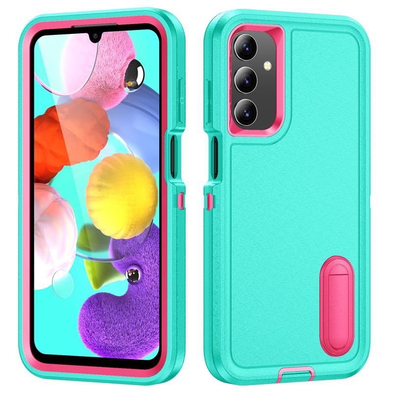Чехол-броня 3 в 1 для защиты телефона Samsung Galaxy A16 A06 A15 A14 A54 A26 A36 A56 A17 A27 A37 5G Пластиковая рамка ТПУ чехол