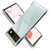 Роскошный прозрачный чехол Pnone Google Pixel 8 Pro 7a 7Pro 6 Pro 6a четырехугольный противоударный мягкий силиконовый чехол из ТПУ на заднюю панель Чехлы в виде ракушки