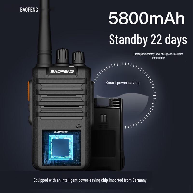 BAOFENG C5 High Power Walkie-Talkie with USB Charging (CN version)