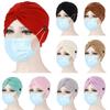 Adjustable Hair Loss Hat Ear Protection Cancer Chemo Cap Bandana Scarf Head Wrap Muslim Turban