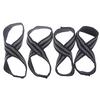 1 пара ремней в форме восьмерки для становой тяги, поднятия тяжестей, шрагов, прочная лента для захвата