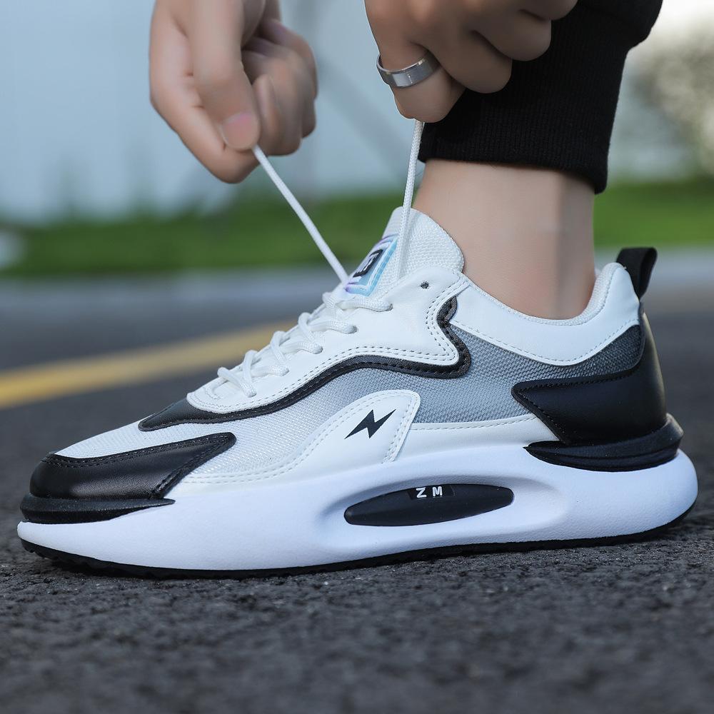 Мужские кроссовки Кроссовки Мужские Весна и Осень Новая Мода Дышащие Мягкая Подошва Мужская Повседневная Спортивная Обувь Кроссовки