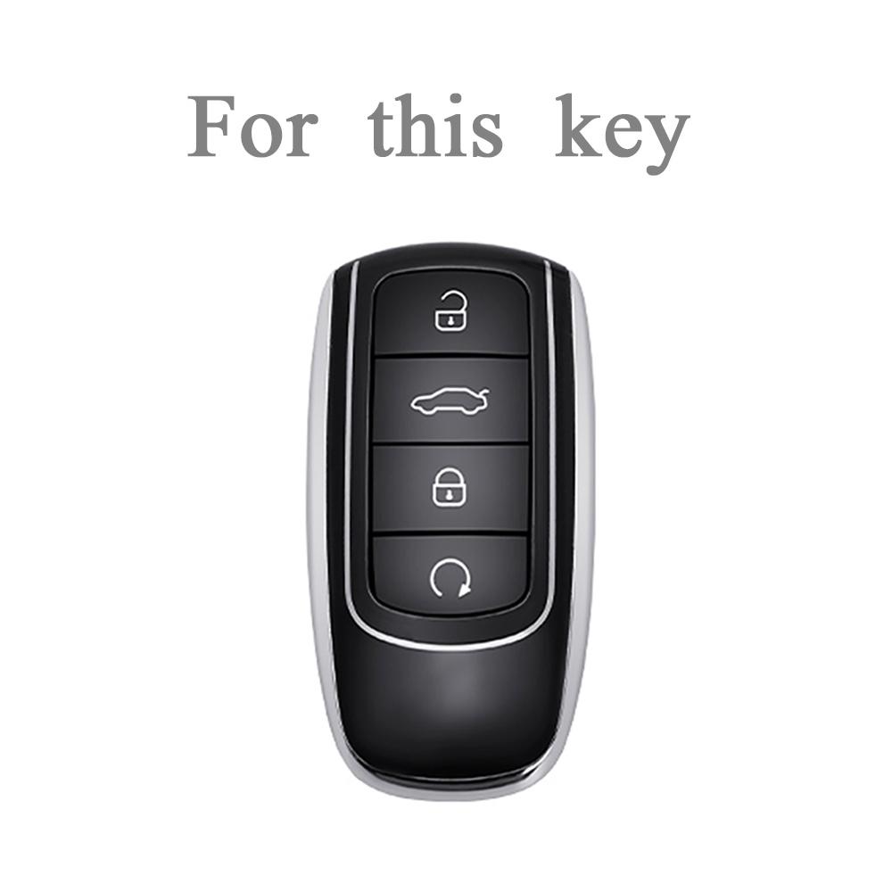 Прозрачный чехол-брелок для ключа автомобиля для Chery Tiggo 8 Pro Tiggo 8Plus New 5 Plus 7Pro Chery Tiggo 7 Pro Max Omoda C5 Защитный брелок