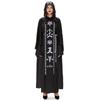 Men's and Women's Halloween Costumes, Adult, Couple Wizard Robe Costumes, Witch Dark Vampire Costume