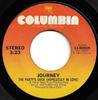7-дюймовая пластинка JOURNEY - Вечеринка окончена (Безнадежно влюблен 1160505 Columbia 1981 US Рок Б/У