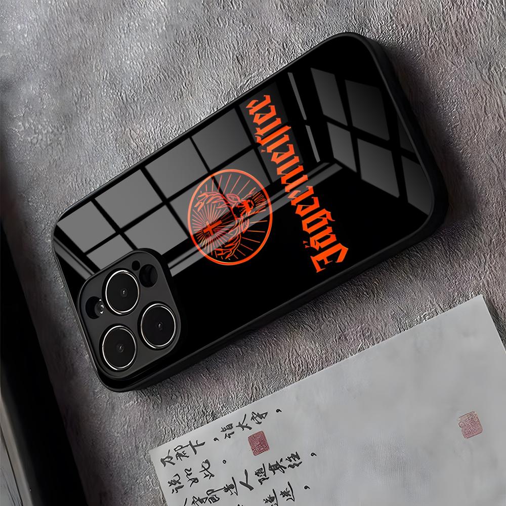 Горячий чехол для телефона с изображением Jägermeister для iPhone 17 Pro Max 16 15 14 Pro Max 13 11 X Xs Xr 8 7Plus Стеклянная крышка