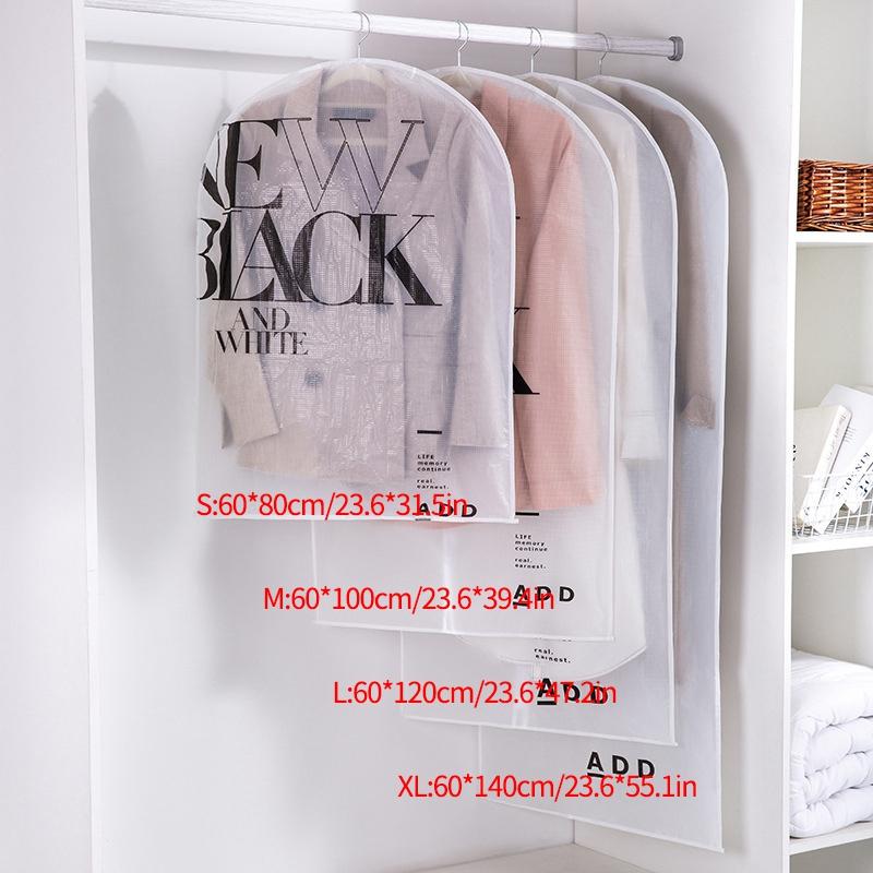 Dustproof Clothing Covers Damp-proof Garment Bags Clothes Dust Cover Suit Dress Protector Dressing Room Hanging Closet Organizer