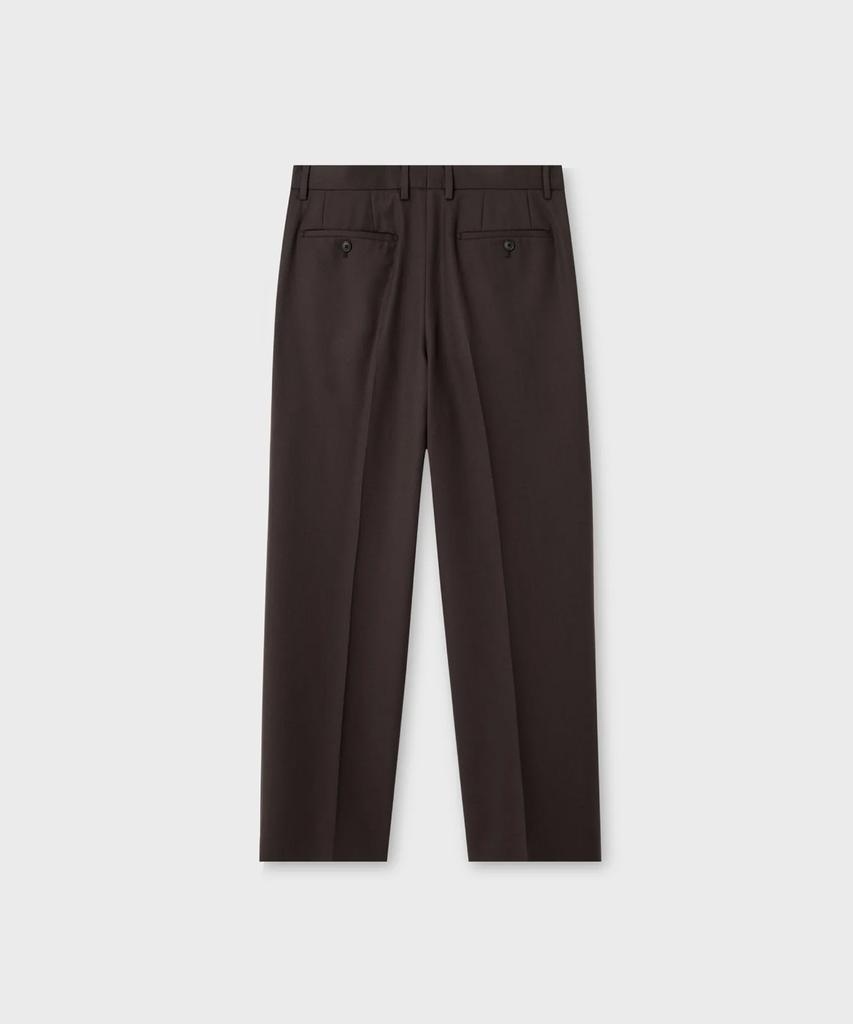 NONBLANK Semi-Wide Fit Slacks_Dark Brown