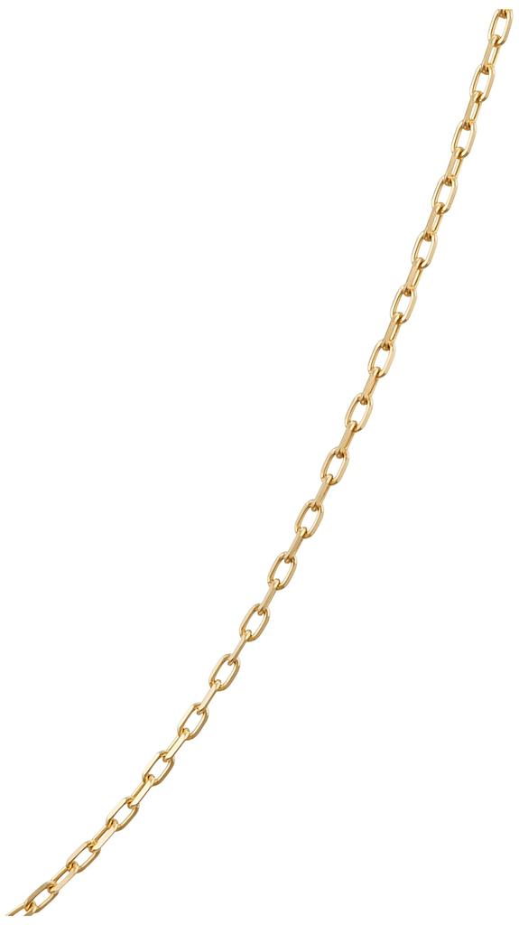 Купить ожерелье K18 18K Gold Azuki Chain Ширина Сделано в Японии Simple 18k04 G 40 см [Ювелирные изделия M] 0,7 мм Женское