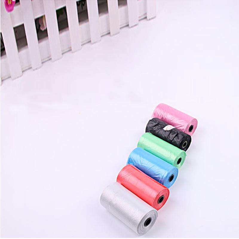 20 шт./рулон мешки для какашек для домашних животных, мешки для отходов щенков, чистый мешок, цветной