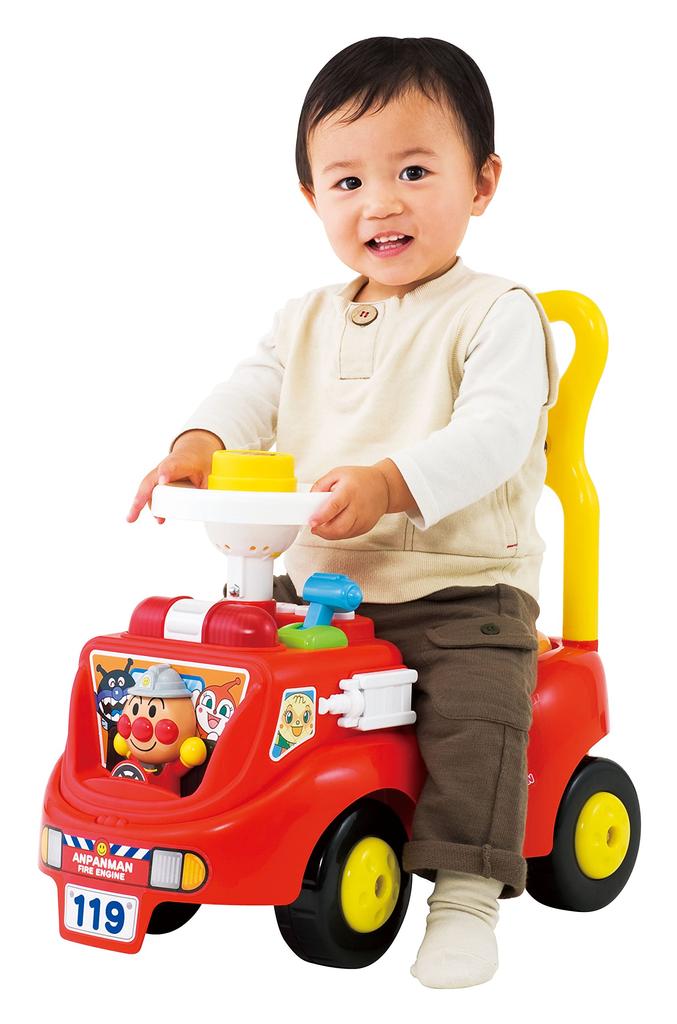 AGATSUMA Anpanman Fire Engine W275 X H490 X D540 To 5 Years Old 1.5