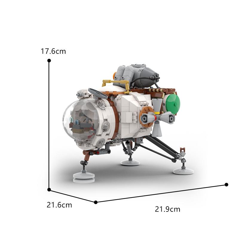 Горячий Новый Набор Строительных Блоков Космический Корабль Outer Hearthian Wilds Space Airship Spaceship Кирпичная Игрушка Для Детей Взрослых Подарок