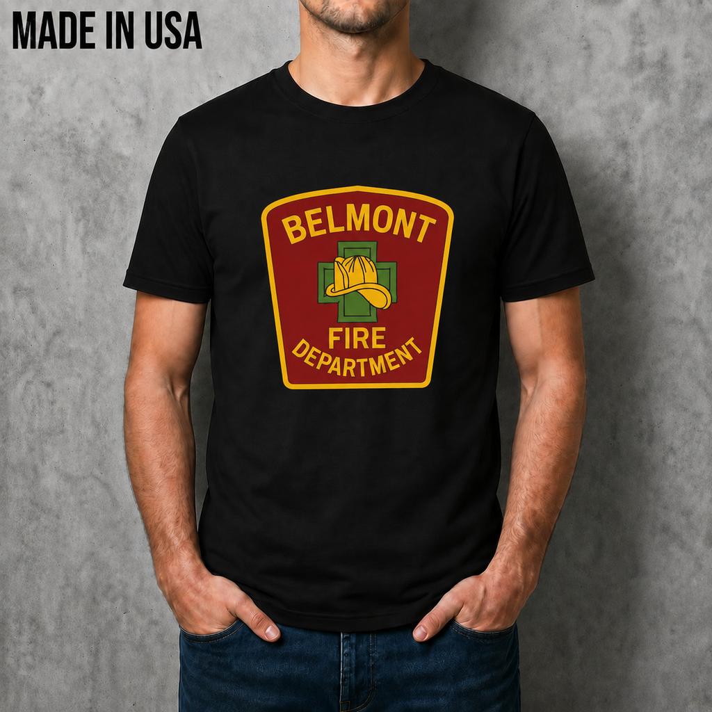 Belmont New Hampshire Fire Department - FIREFIGTER UNISEX T-Shirt SIZE S-2XL