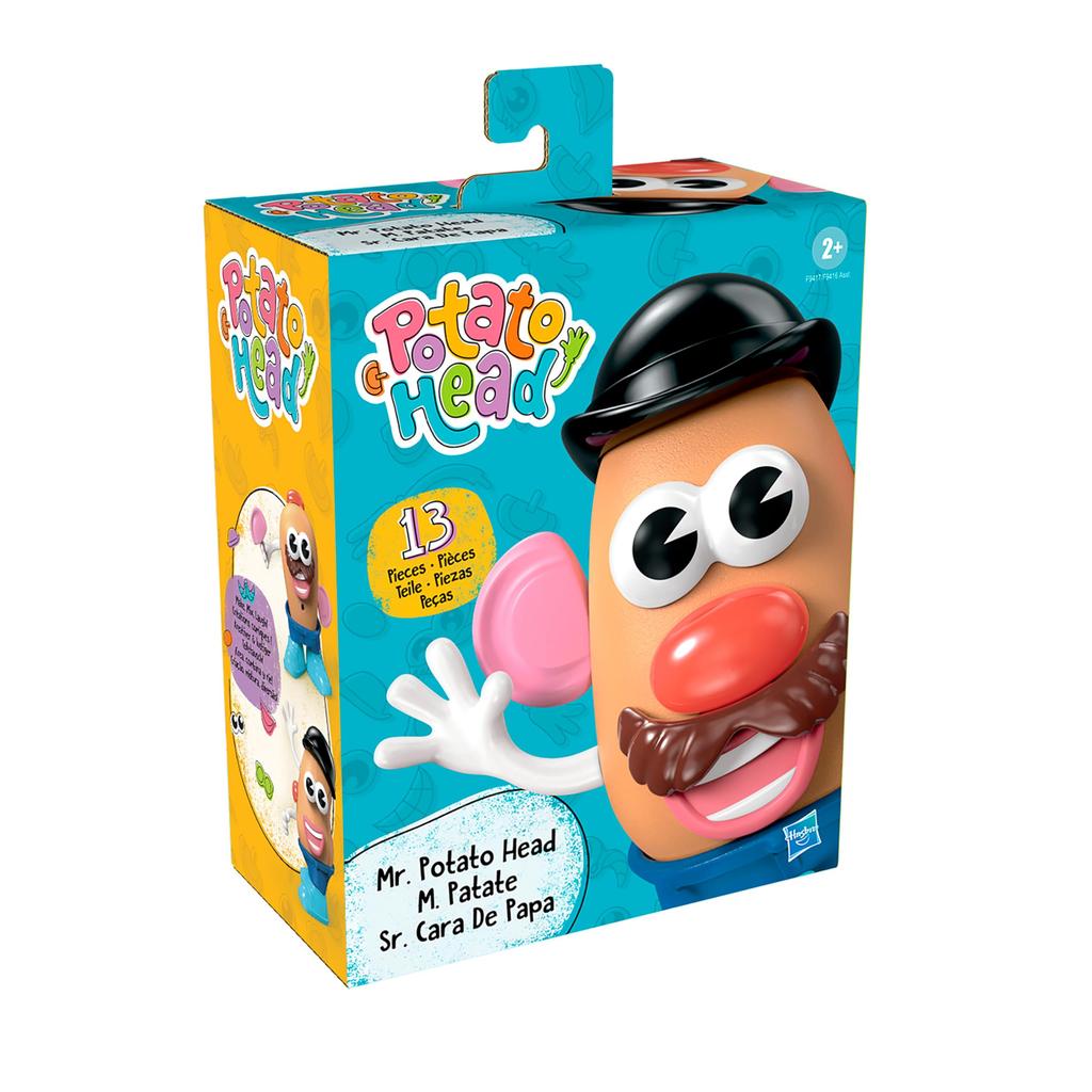 Hasbro Mr. Potato Head Classic Renewal, Ages 2+, Includes 12 Interchangeable Faces, F9417, Authentic