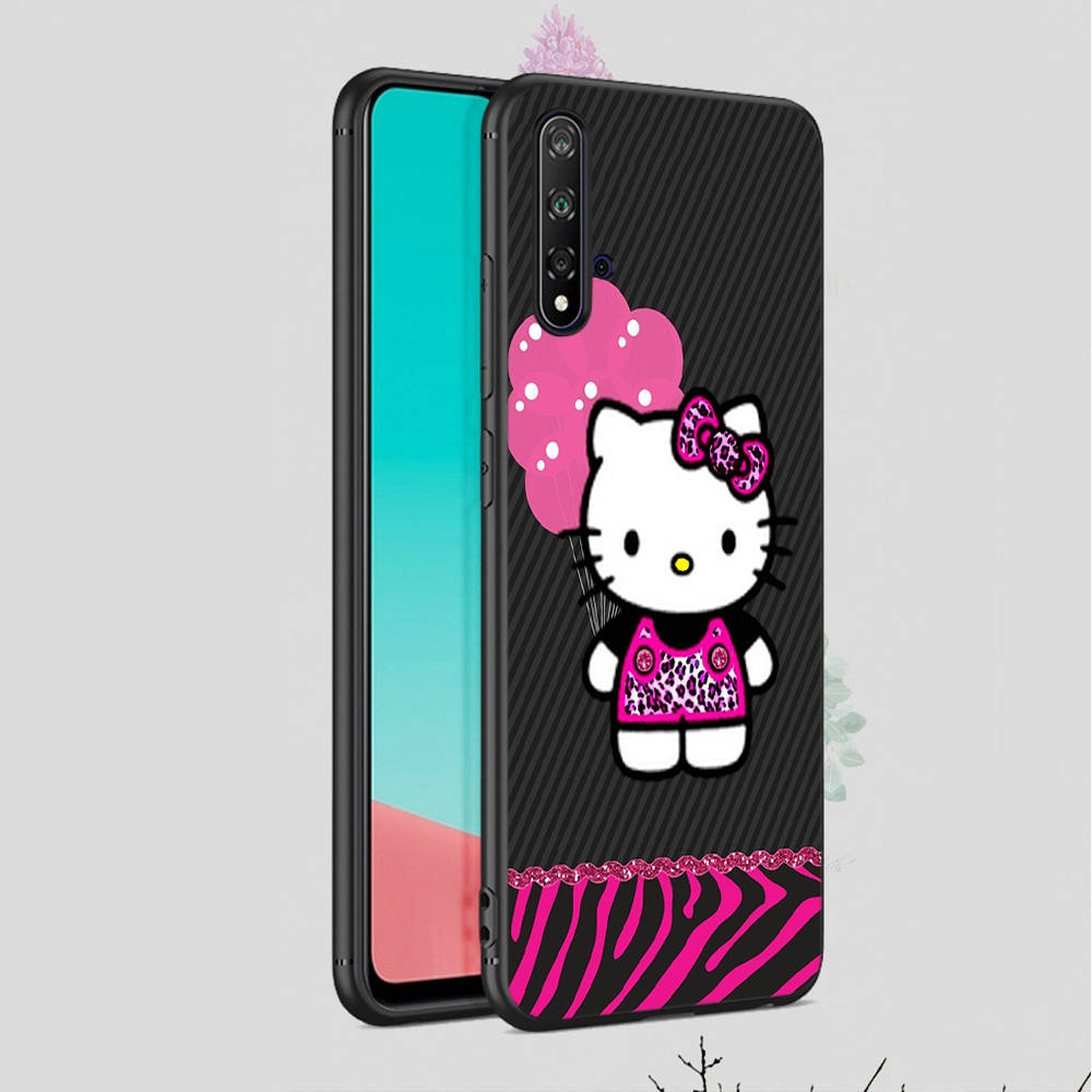 Чехол KT59 Hello Kitty Girl для Samsung A04 A14 A23 A34 A54 M23 M33 M52 M53 Realme 10 9 C30S C35 C55 VIVO Y02S Y21 Y33S Y51 X80 Pro, прозрачный чехол