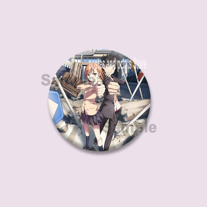Anime A Certain Scientific Railgun Enamel Pins Cartoon Figure Brooch for Backpack Clothe Jewelry Accessories Collectible Badges