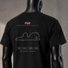 Fuji Speedway автоспорт очаровательный паддок Формула гоночная трасса карта трассы футболка подарок для гонщика фанатов трассы F1 футболка