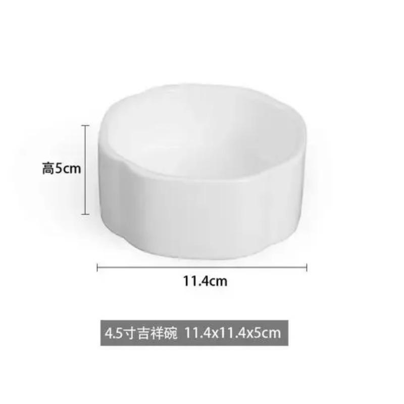 Керамическая тарелка для закусок Послеобеденный чай Белая фарфоровая тарелка для десерта Торт Украшение ресторана Гарнир Домашняя креативная посуда