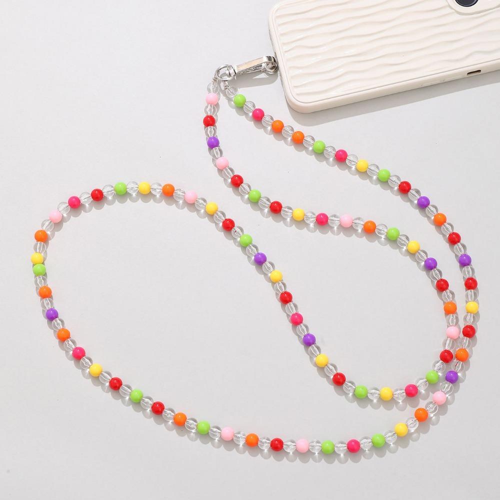Бусины, ремешок для телефона через плечо, шейные ремешки для телефонов с цветами, подвесные украшения для мобильных телефонов