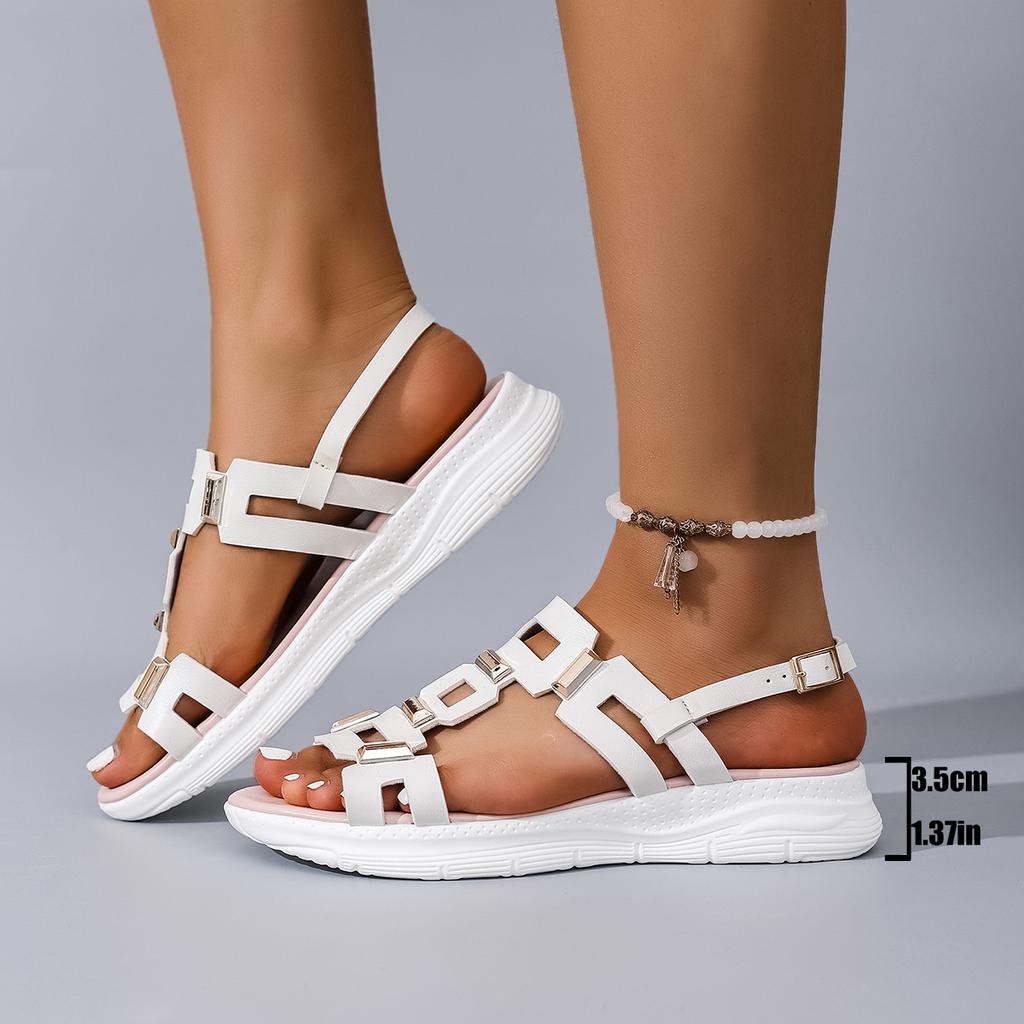 Fashion High-quality Fashion Casual Beach Shoes Comfortable Soft Soled Hook Loop Sandals New Male Roman Shoes New Summer Women Sandals