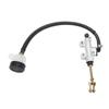 Motorcycle Rear Brake Pump Universal Rear Brake Master Cylinder with Reservoir for ATV Quad Dirt
