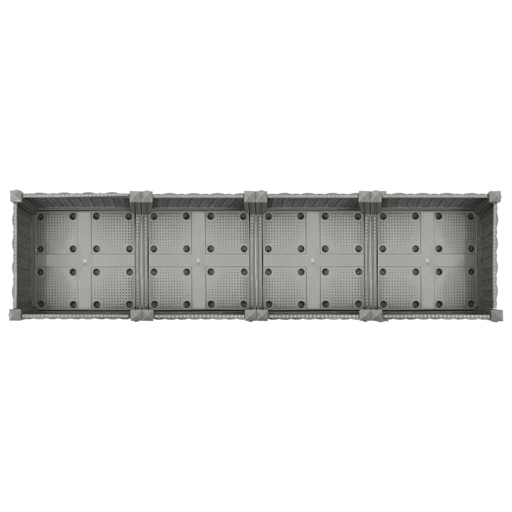Raised Garden Bed 160 x 40 x 23 cm Polypropylene
